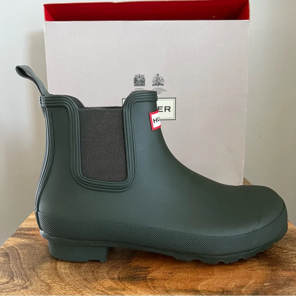 HUNTER| Original Chelsea Dark Olive - Picture 2 of 12